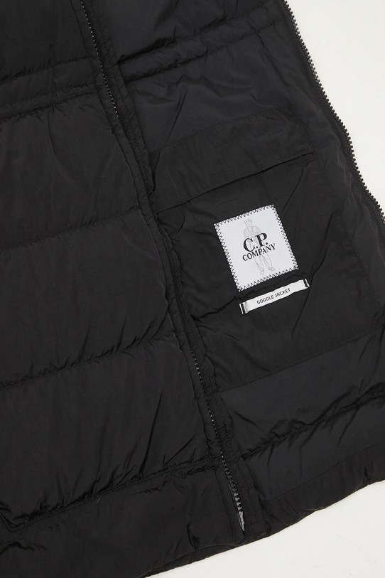 C.P. Company rövid kabát Chrome-R Goggle Down Jacket 17CMOW079A005904G fekete
