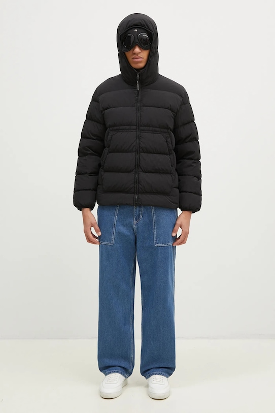 C.P. Company rövid kabát Chrome-R Goggle Down Jacket 17CMOW079A005904G