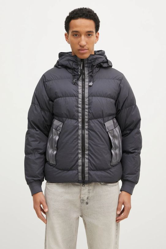 C.P. Company piumino Outerwear Medium Jacket In Bi-Tm isolamento in piuma blu navy 17CMOW266A110185G