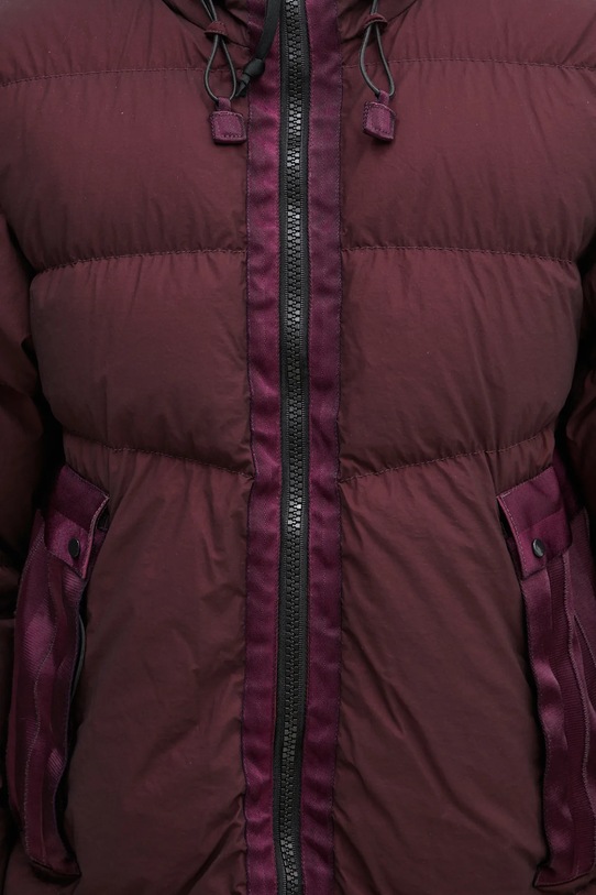 Péřová bunda C.P. Company Outerwear Medium Jacket In Bi-Tm 17CMOW266A110185G burgundské