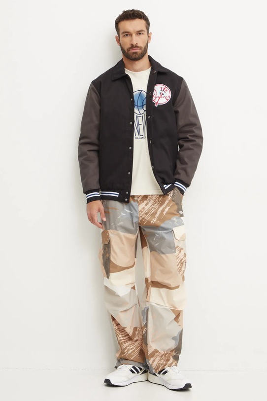 47 brand kurtka bomber bawełniana MLB New York Yankees BC017PMILXK636499JK czarny AW24