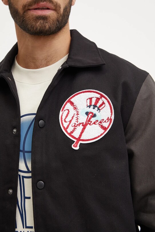 Хлопковая куртка-бомбер 47 brand MLB New York Yankees BC017PMILXK636499JK чёрный