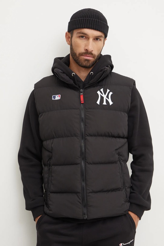 Αμάνικο μπουφάν 47 brand MLB New York Yankees άλλο μαύρο BB017PMNOCH620796JK