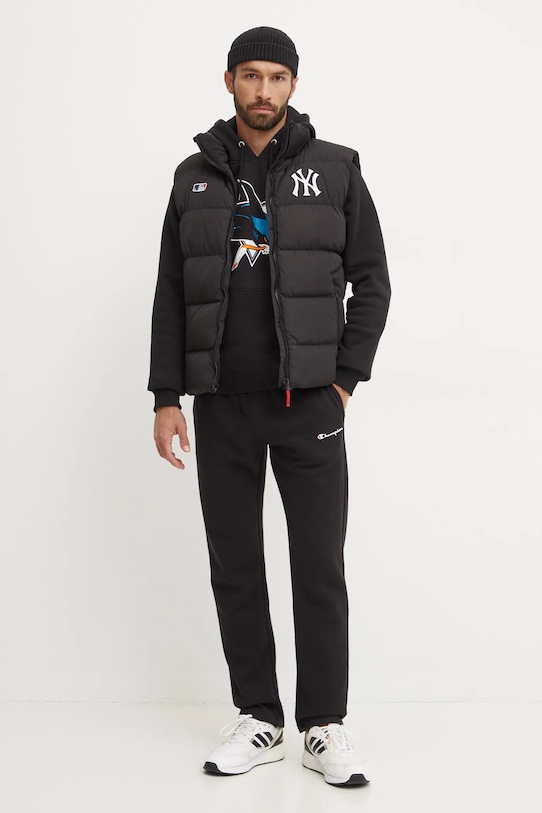 47 brand smanicato MLB New York Yankees BB017PMNOCH620796JK nero AW24