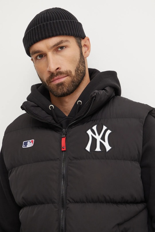 Αμάνικο μπουφάν 47 brand MLB New York Yankees μαύρο BB017PMNOCH620796JK