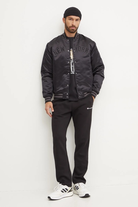 47 brand giacca bomber MLB New York Yankees BB017PMXSVQ609022JK nero AW24