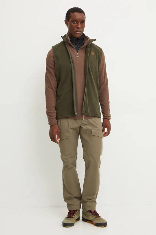 Fjallraven vestă sport Övik F12600244.662 verde AW24