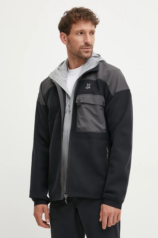 Haglöfs hanorac Avesta cu modele negru 606548