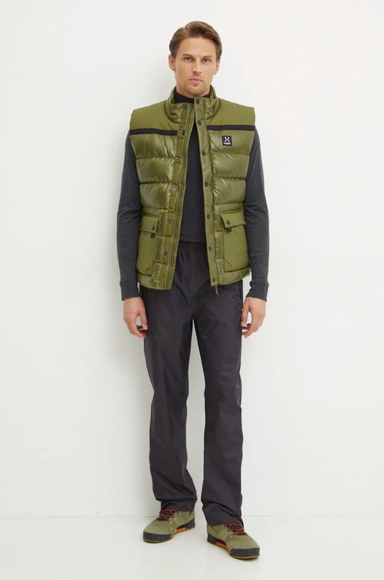 Haglöfs bezrękawnik puchowy Funäs 606465 zielony AW24