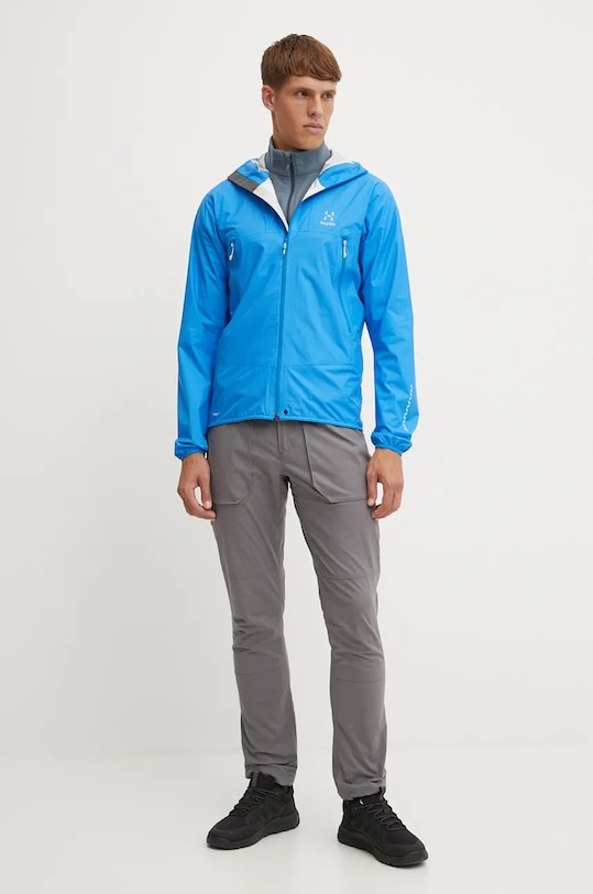 Haglöfs kurtka outdoorowa L.I.M Proof 605234 niebieski SS25