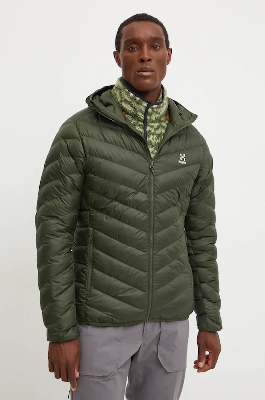 Спортивная куртка Haglöfs Särna Mimic с капюшоном зелёный 607771