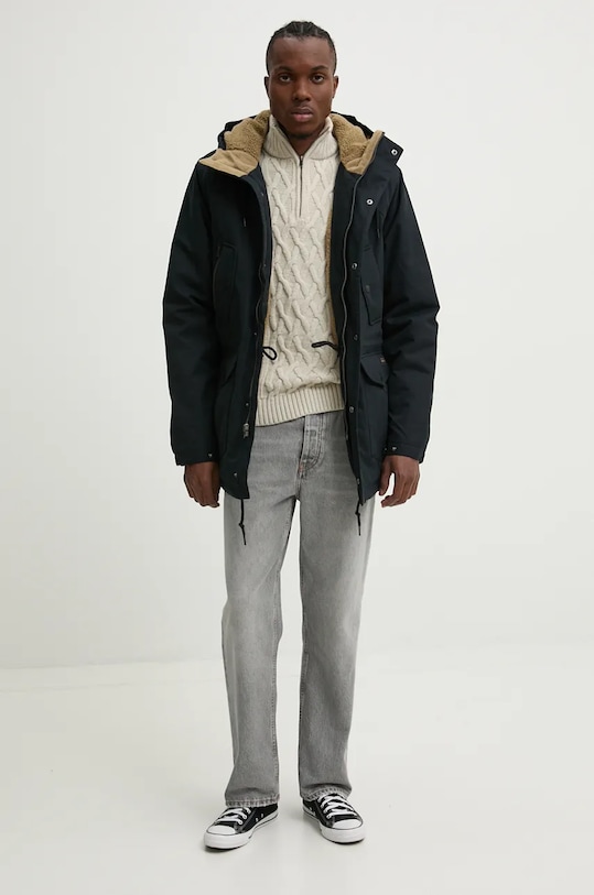 Volcom rövid kabát A1732312 fekete AW24