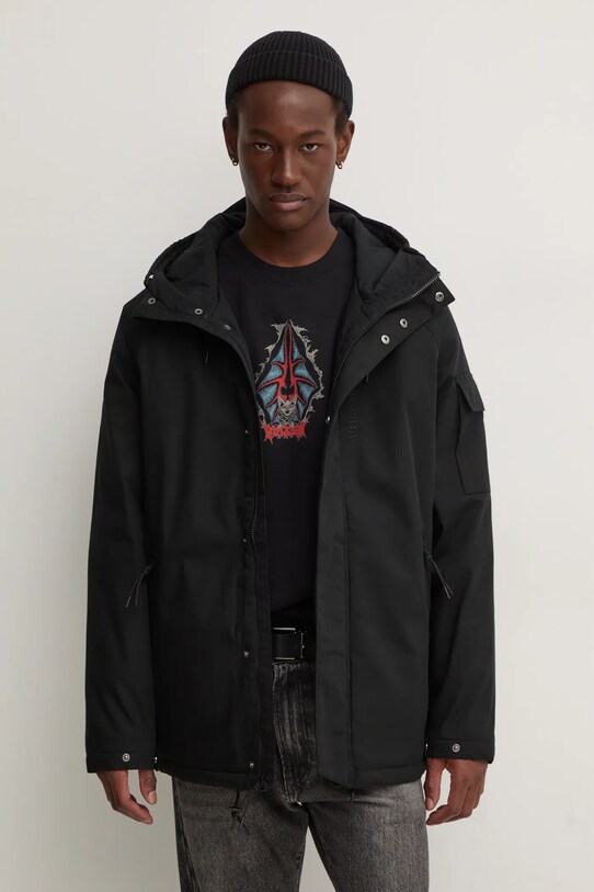 Volcom geaca cu captuseala negru A1732407