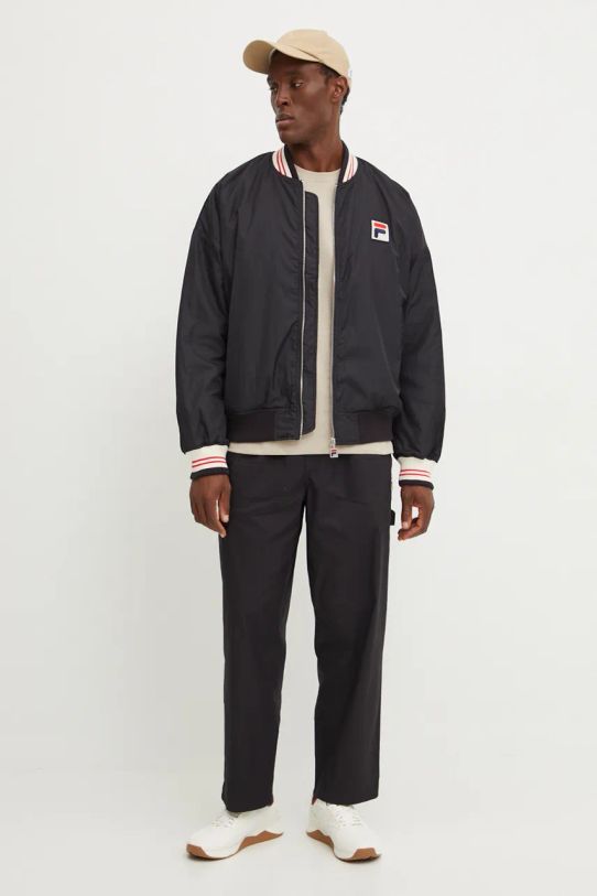 Яке бомбър Fila Limoges FAM0755 черен AW24