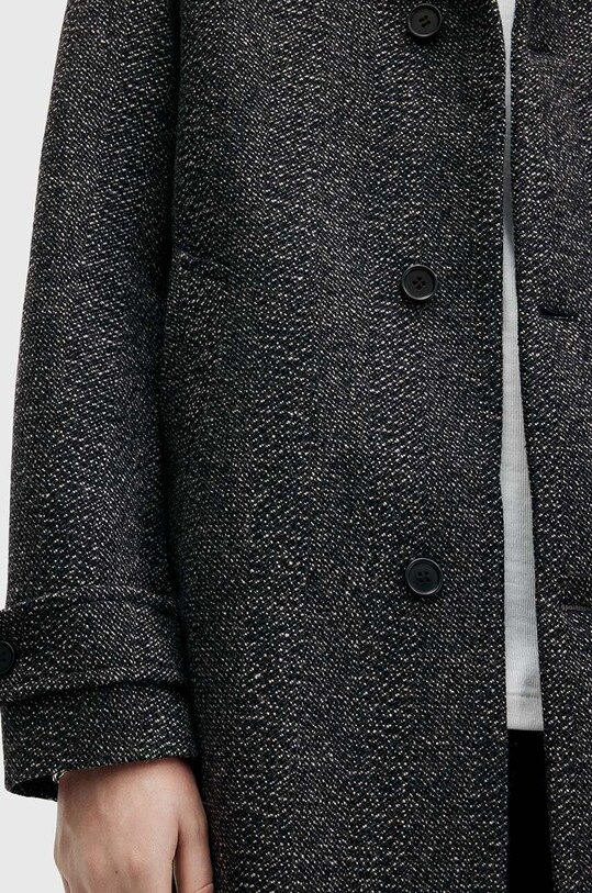 Îmbrăcăminte AllSaints palton de lana FINCHER M016OB gri