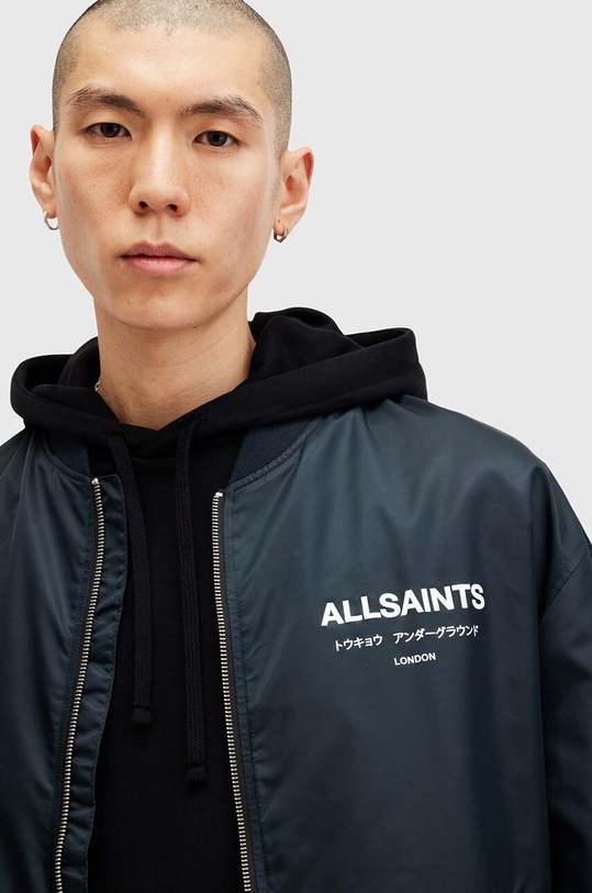 AllSaints kurtka bomber UNDERGROUND M024OA granatowy SS25