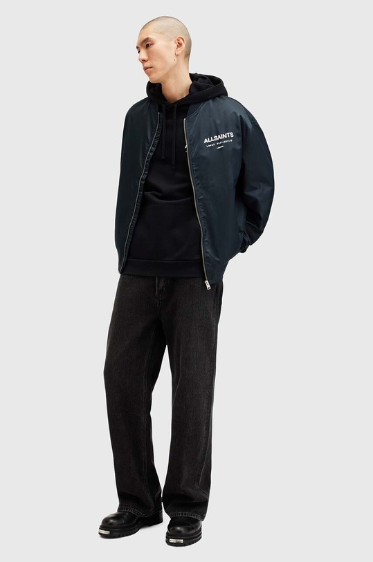 AllSaints kurtka bomber UNDERGROUND M024OA granatowy
