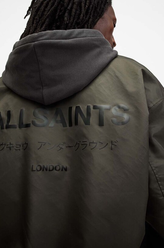 Μπουφάν bomber AllSaints UNDERGROUND πράσινο M024OA