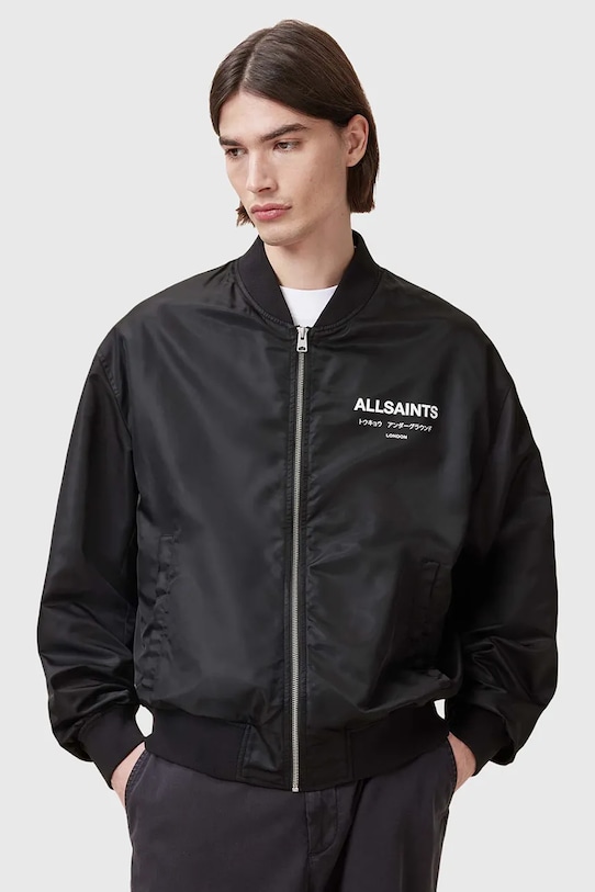 Μπουφάν bomber AllSaints UNDERGROUND άλλο μαύρο M024OA