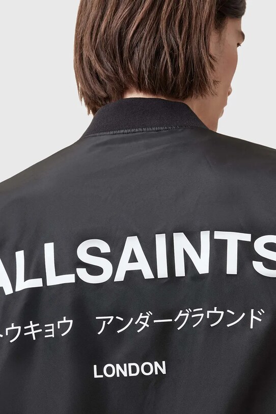 Ρούχα Μπουφάν bomber AllSaints UNDERGROUND M024OA μαύρο