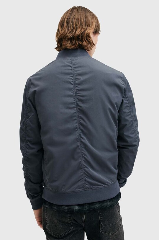 Μπουφάν bomber AllSaints BASSETT σκούρο μπλε M077OB