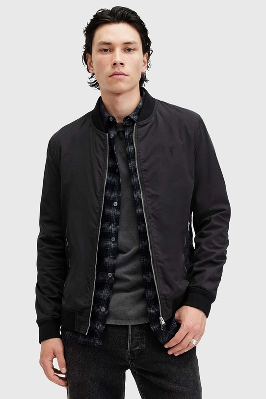 Куртка-бомбер AllSaints BASSETT чёрный M077OB