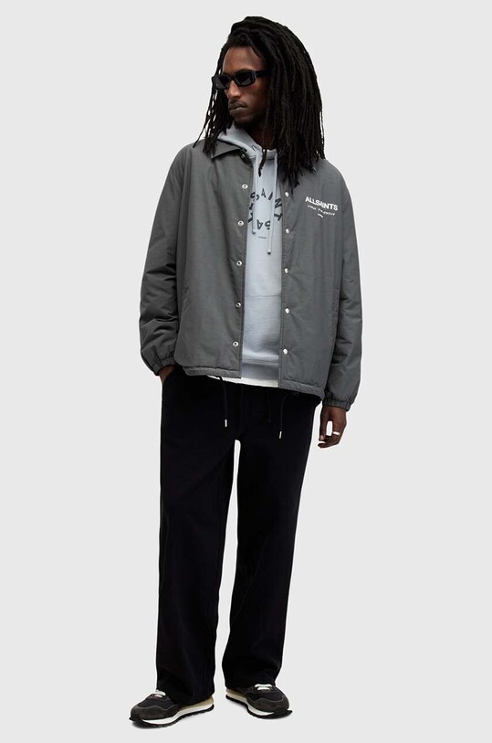 AllSaints kurtka UNDERGROUND COACH M082OB granatowy
