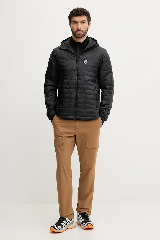 Fjallraven kurtka Expedition X-Latt Hoodie M F12500157.550 czarny AW24