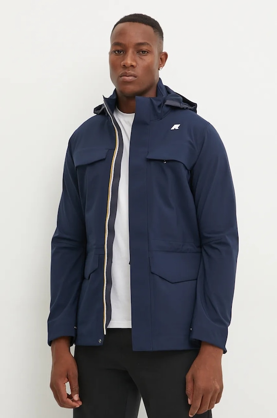 Kišna jakna K-Way bez tople podstave mornarsko plava K7126VW