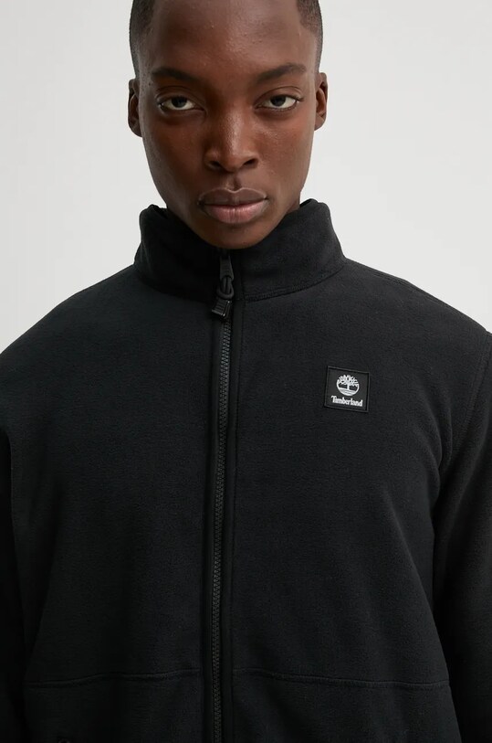 Fleecová mikina Timberland černá TB0A62EY0011