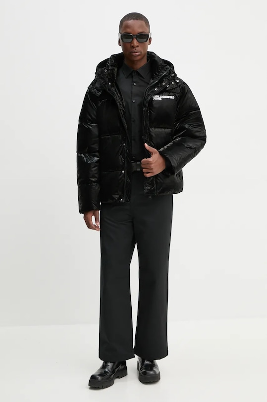 Karl Lagerfeld Jeans kurtka 246D1505 czarny AW24