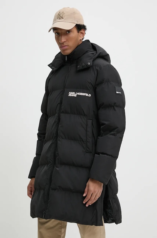 Karl Lagerfeld Jeans geaca cu captuseala negru 246D1510