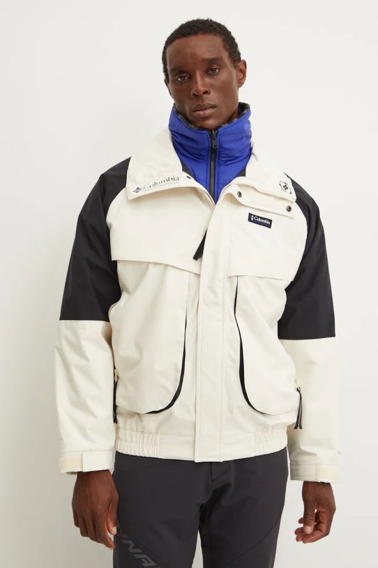 Bunda Columbia Powderkeg II Remastered Interchange nezateplené béžová 2097221