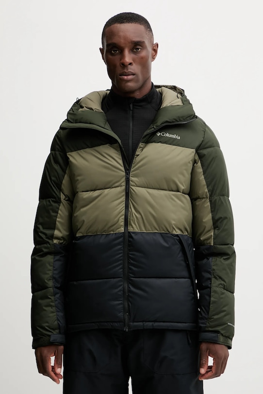 Μπουφάν για σκι Columbia Slope Style χειμερινά σπόρ πράσινο 2087401