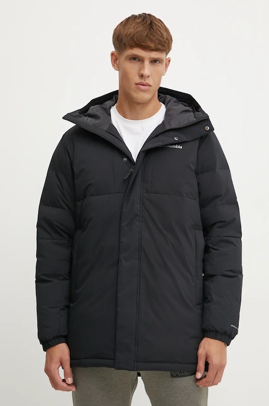 Péřová bunda Columbia Aldercrest s podšívkou černá 2087981