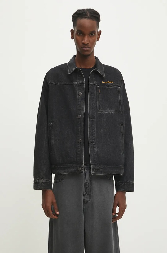 Îmbrăcăminte Undercover geacă din denim x Twin Peaks UC2D4205.2 negru