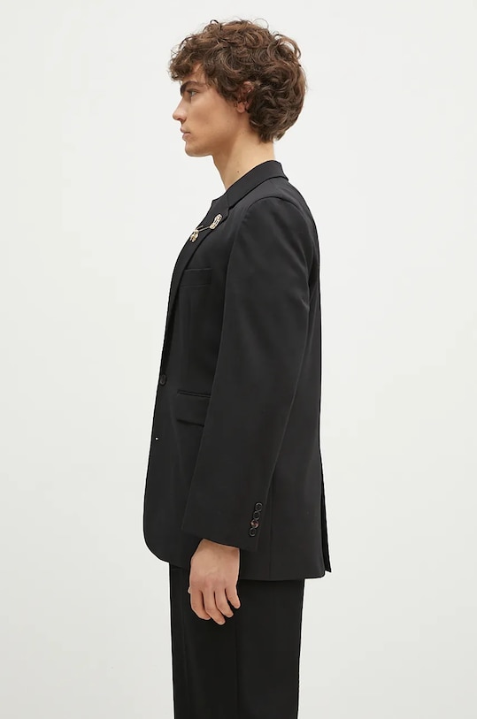 Пиджак с примесью шерсти Aries Single Breasted Tailored Jacket AR7010202 чёрный AW24