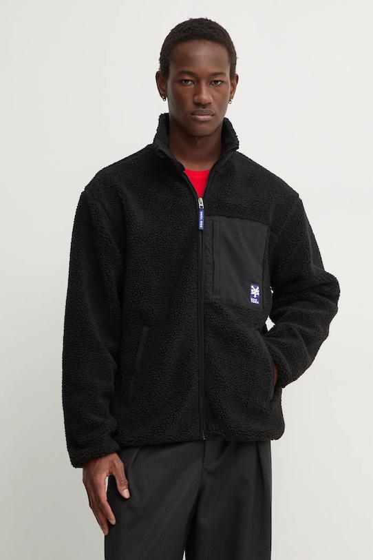 Φλις μπουφάν Zoo York χωρίς κουκούλα μαύρο 60760005