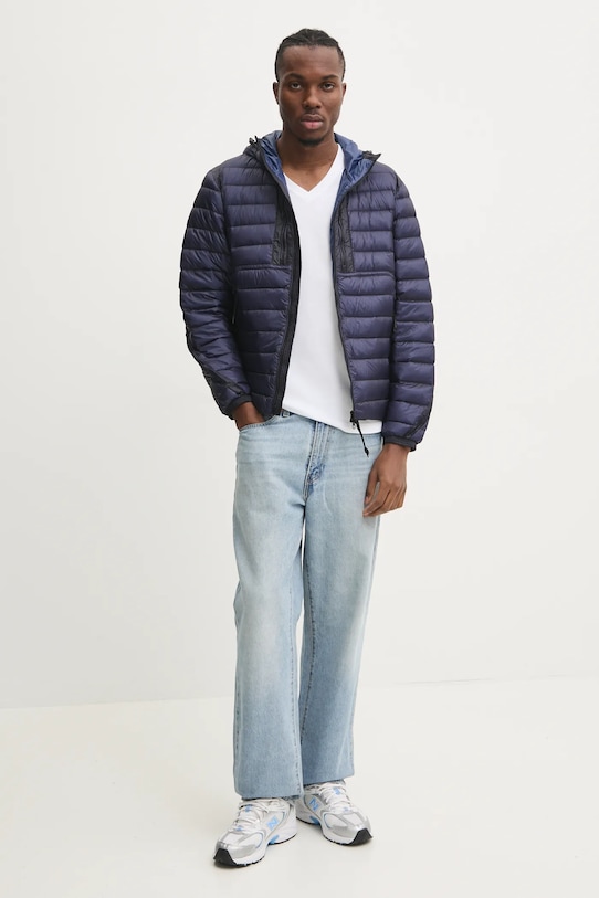 C.P. Company kurtka puchowa 17CMOW073A006099A granatowy AW24