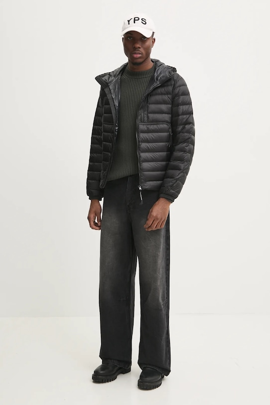 C.P. Company kurtka puchowa 17CMOW073A006099A czarny AW24