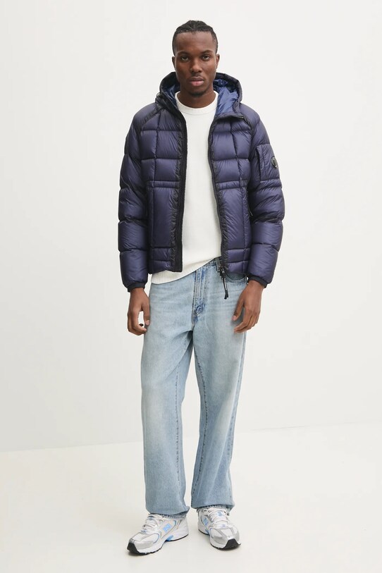 C.P. Company kurtka puchowa 17CMOW210A006099A granatowy AW24