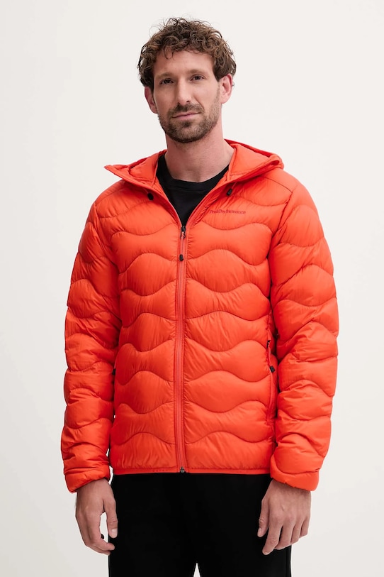 Peak Performance kurtka puchowa Helium Down pozostałe pomarańczowy G79845