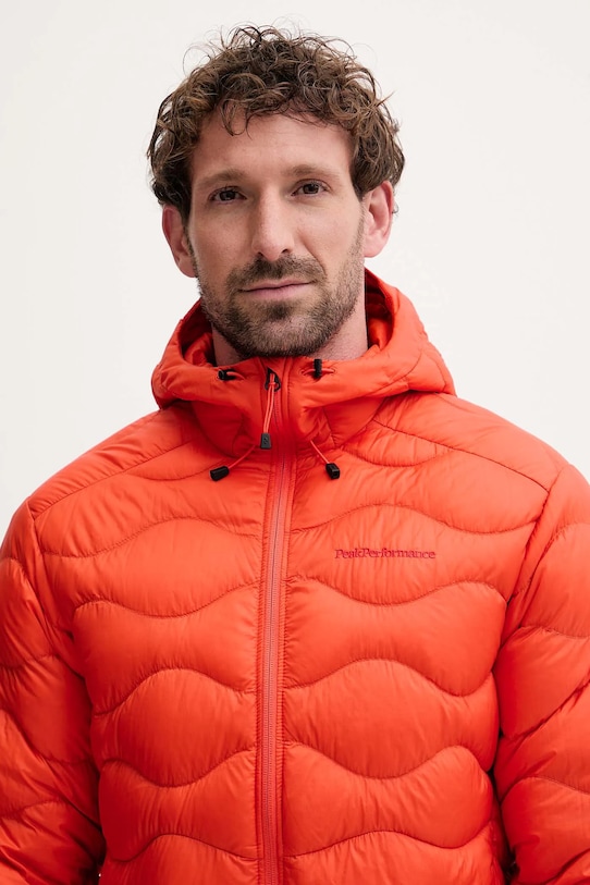 Peak Performance kurtka puchowa Helium Down pomarańczowy G79845