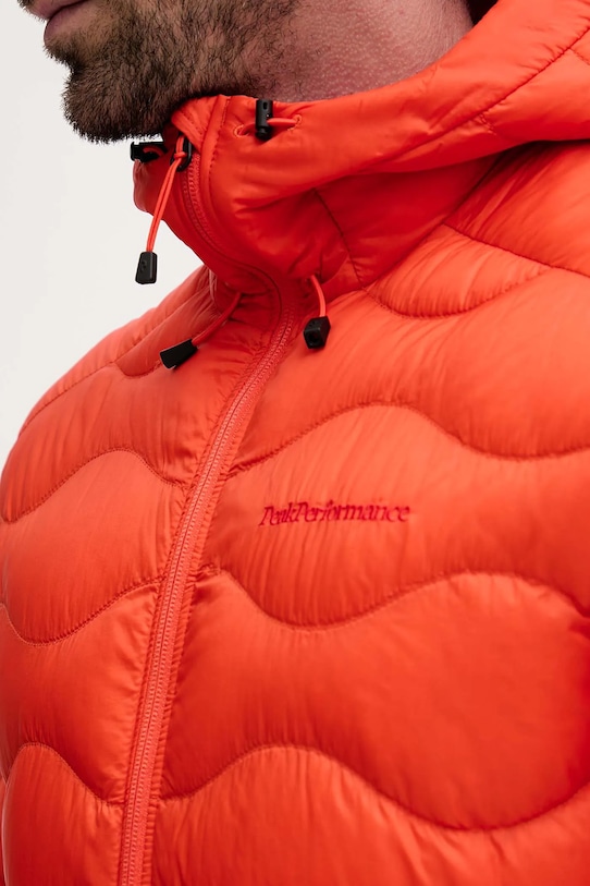 Peak Performance kurtka puchowa Helium Down G79845 pomarańczowy