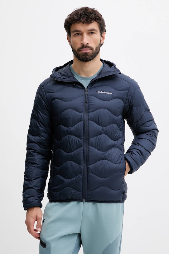 Peak Performance kurtka puchowa Helium Down granatowy G79845