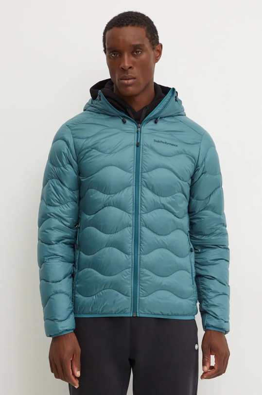 Peak Performance kurtka puchowa Helium Down pozostałe turkusowy G79845