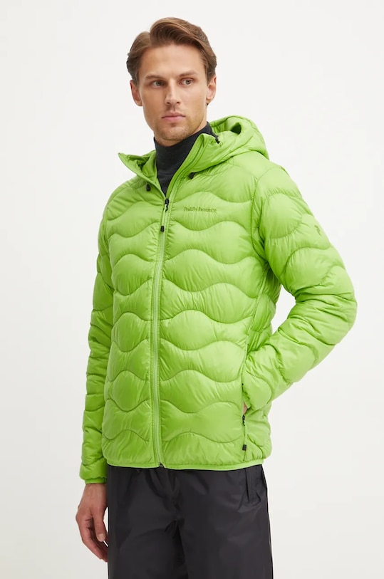 Peak Performance geaca de puf Helium Down cu captuseala verde G79845