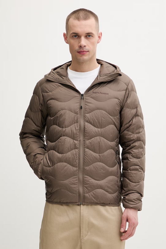 Peak Performance kurtka puchowa męska Helium Down brązowy G79845