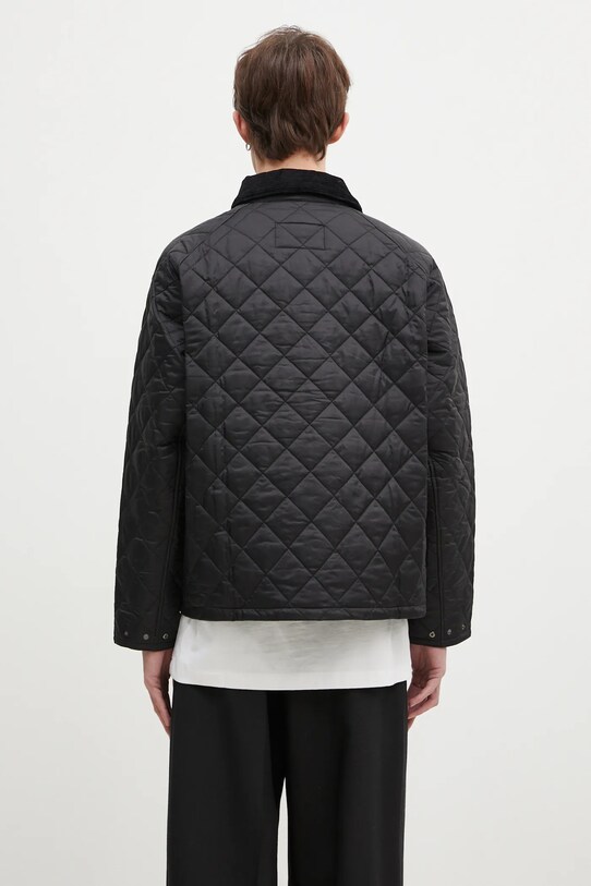 Ρούχα Πουκάμισο μπουφάν Barbour OS Transport Quilted Jacket MQU1796 μαύρο