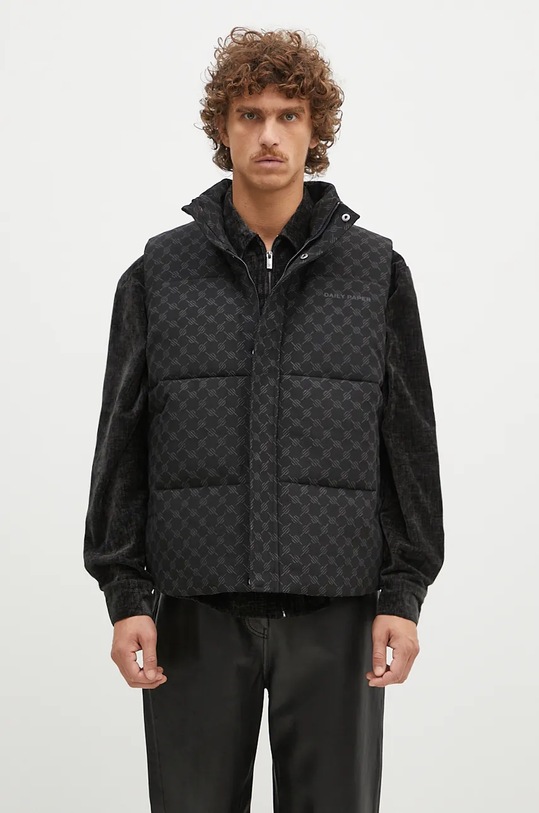 Daily Paper vest Pondo Cotton Monogram Bodywarmer other black 2421107